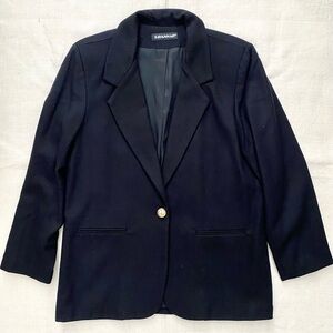 VTG Pure Wool Button Blazer Jacket
